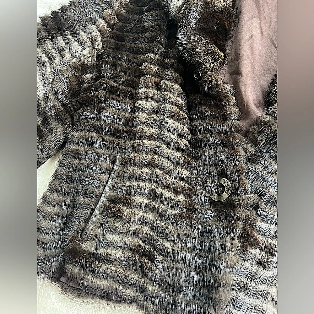 Beautiful genuine mink coat - IT size 44 - Picture 5 of 10